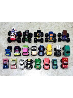 Vintage Galoob Micro Machines Road Champs Cars Trucks Lot of 21